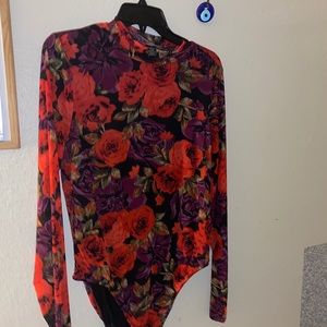 Floral bodysuit